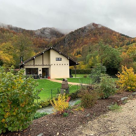 Chalet Gite L'Arcange 3 Chambres Au Calme Franche Comte Bord De Riviere Peche Sur Place Nans-sous-Sainte-Anne Exterior foto